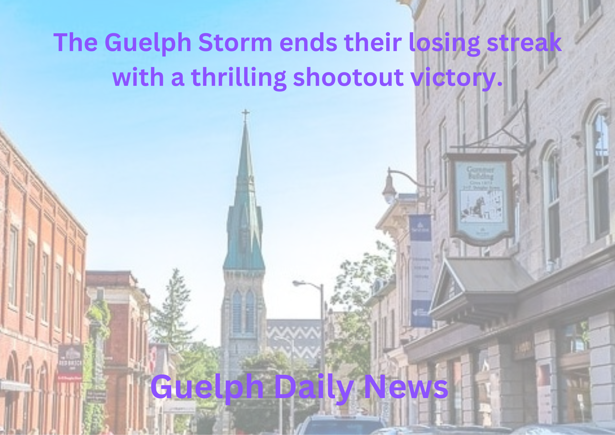 The Guelph Storm ends their losing streak with a thrilling shootout victory.