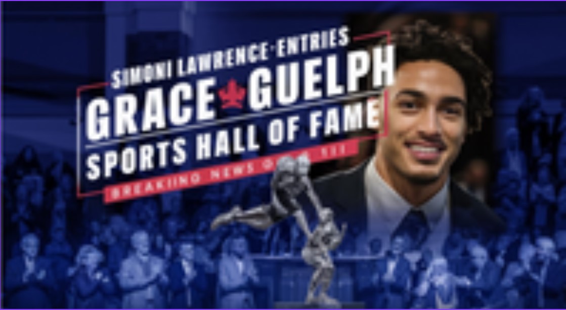 Simoni Lawrence to Grace Guelph Sports Hall of Fame Event